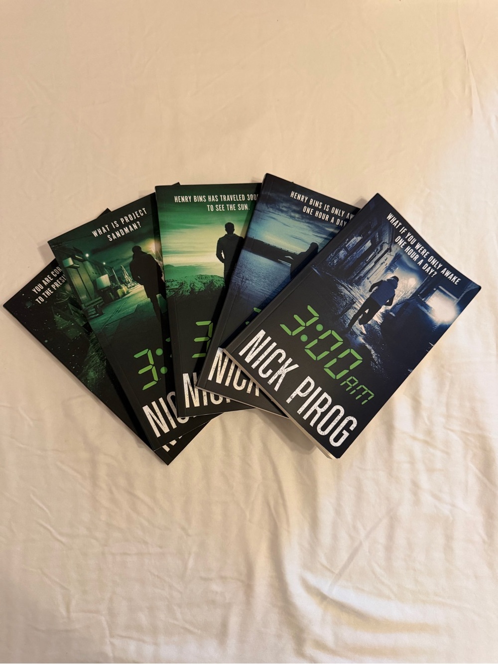 Nick Pirog 3:00 AM Complete 5 Book Thriller Mystery Series Paperback Set